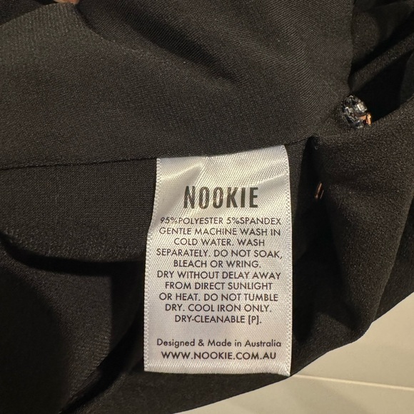 NWT Nookie black 2 way Trinity midi dress - Picture 6 of 7